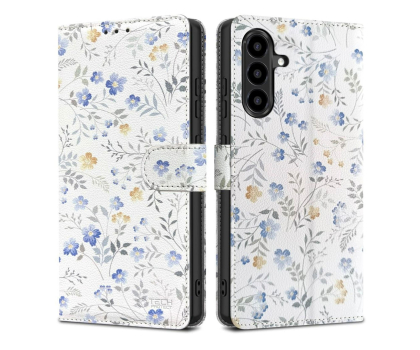 Etui do telefonów Tech-Protect Wallet Galaxy A57 5G Spring Flowers